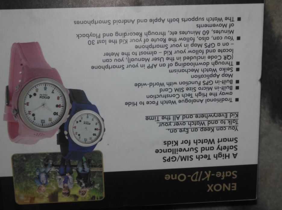 Enox zegarek dla dziecka z gps