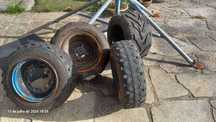 4 Jantes + 4 pneus Moto4 Yamaha