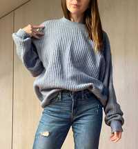 Niebieski sweter H&M rozmiar M