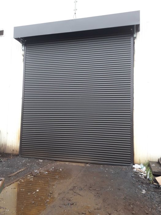 Brama Rolowana PA 77 250x200 Brąz Ral 8014