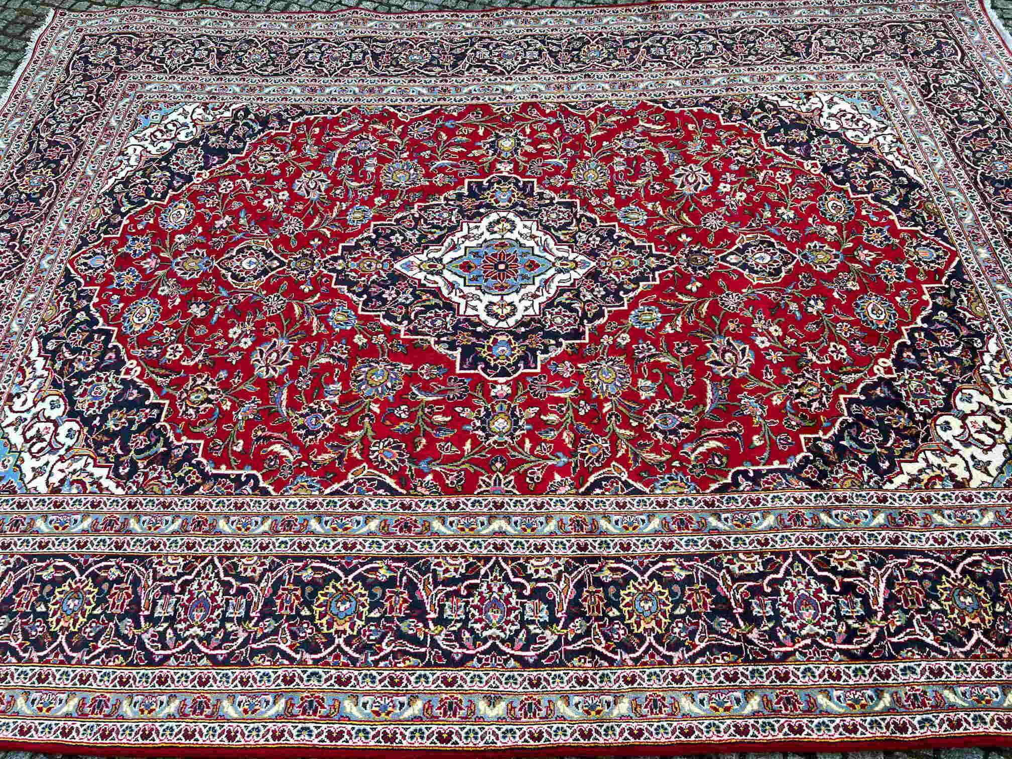 Nowy kaszmirowy dywan perski Iran KESHAN 350x250 galeria 32 tys