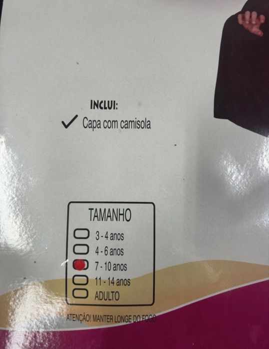 Disfarce vampiro halloween