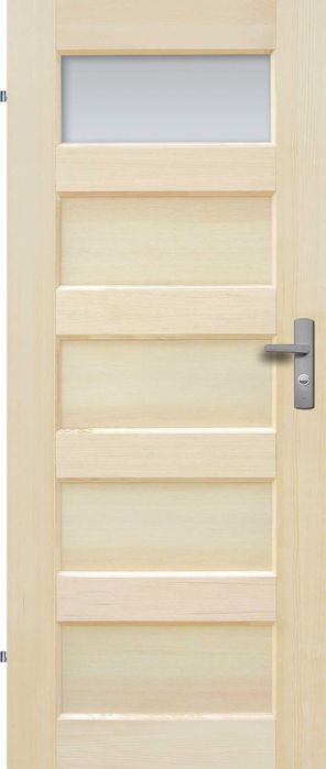 Drzwi sosnowe Lewe - "80" Istria 1S - wewnętrzne drewniane Wyprzedaż