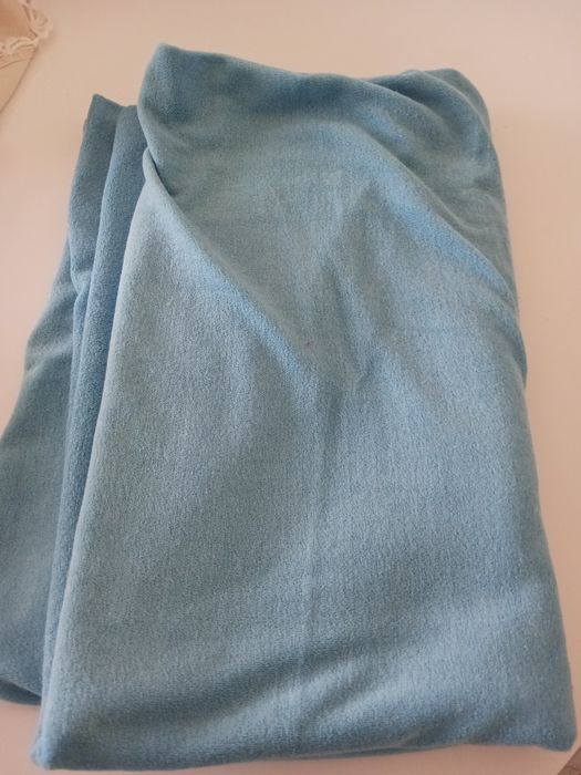 Retalho aveludada azul (ganga)