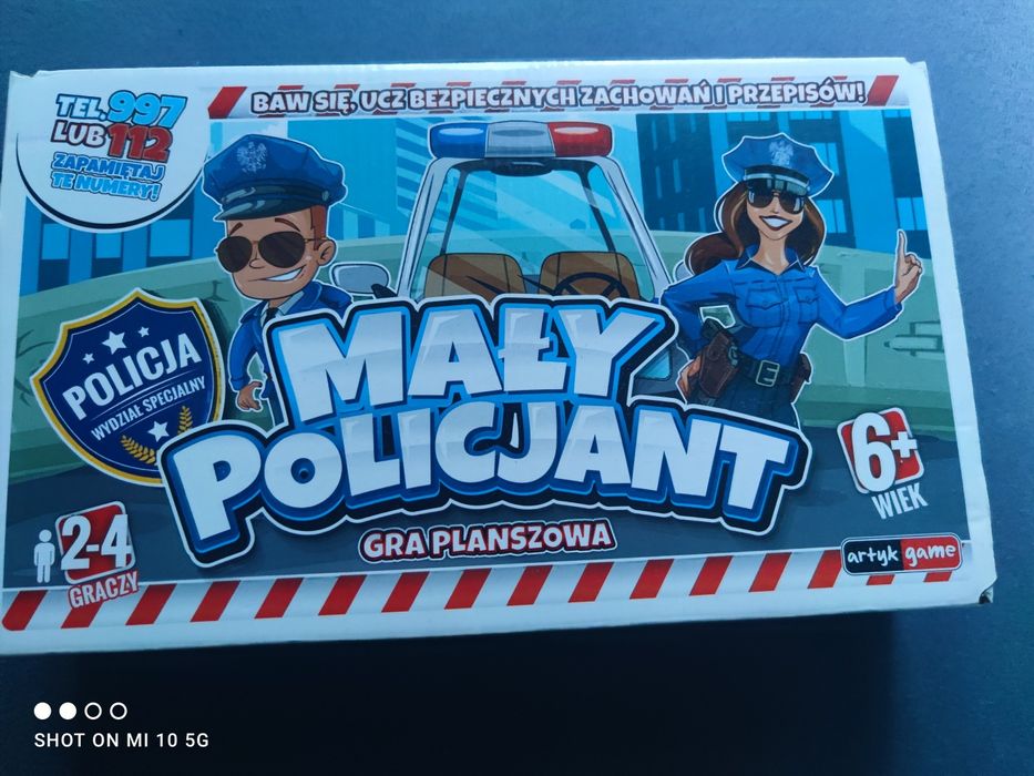 Mały Policjant gra planszowa