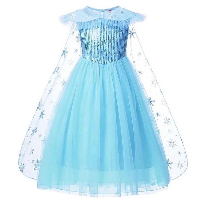 Безумно красивое карнавальное платье Эльзы от Disney+туфельки.