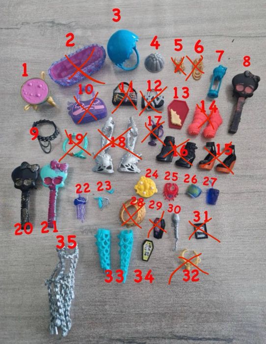 Аксессуары монстер хай