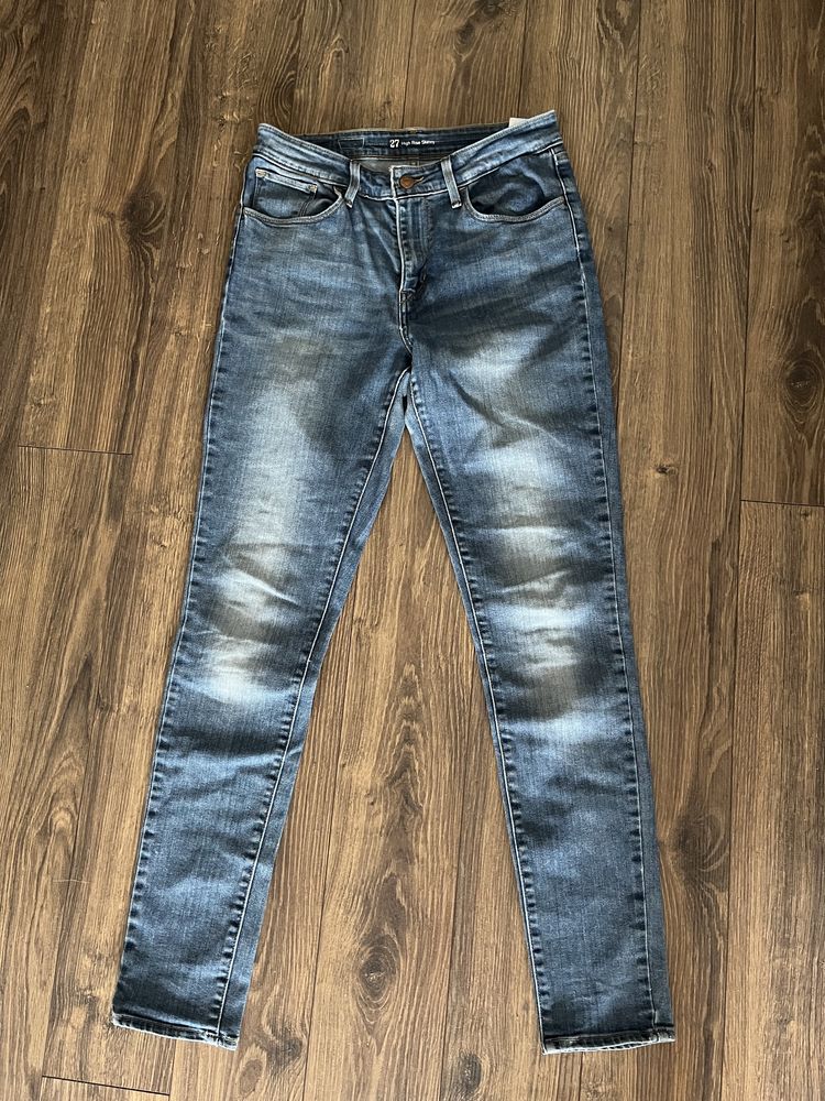 Spodnie jeansy Levis High rise skinny