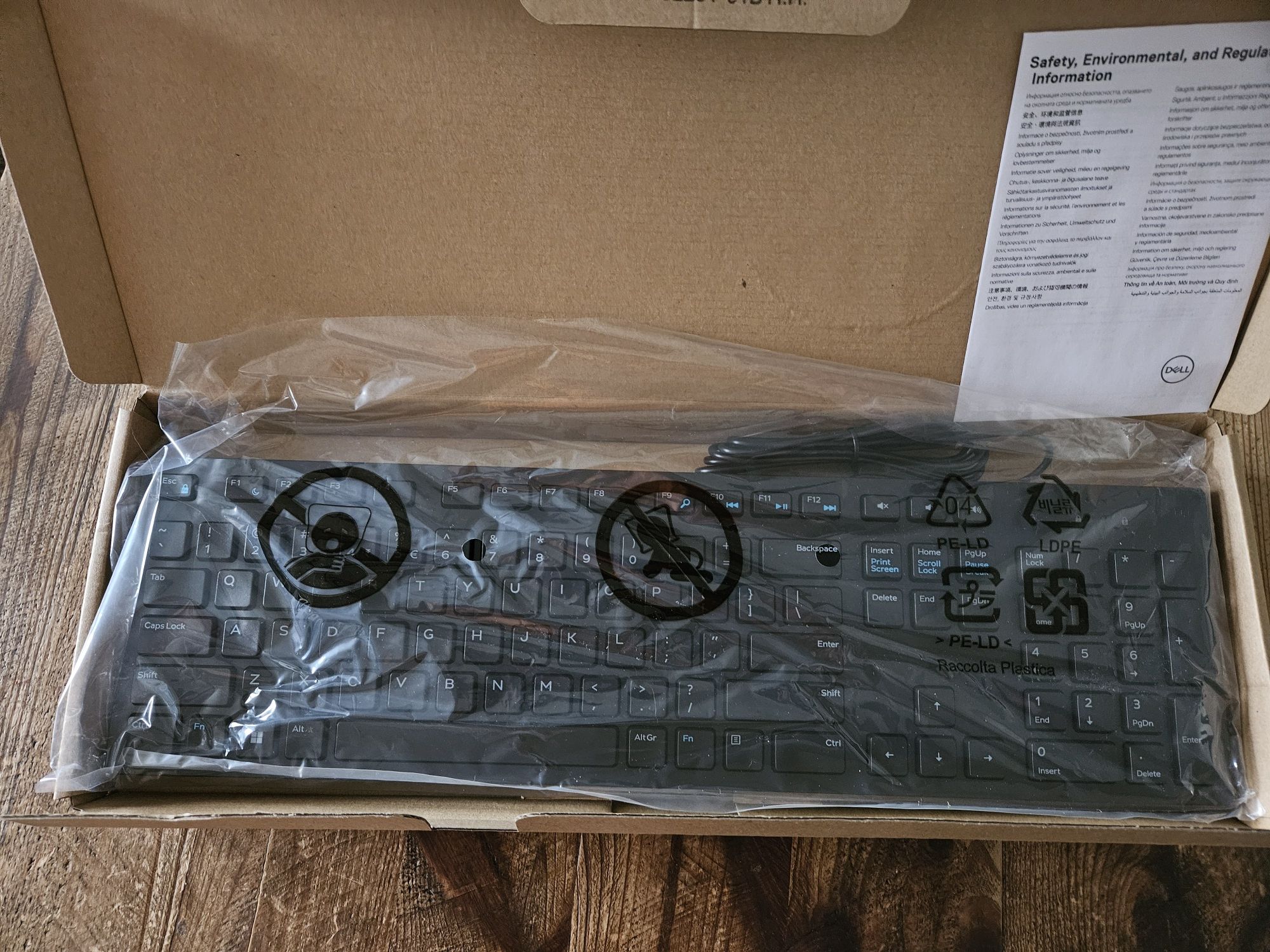 Nowa Klawiatura przewodowa Dell KB216t