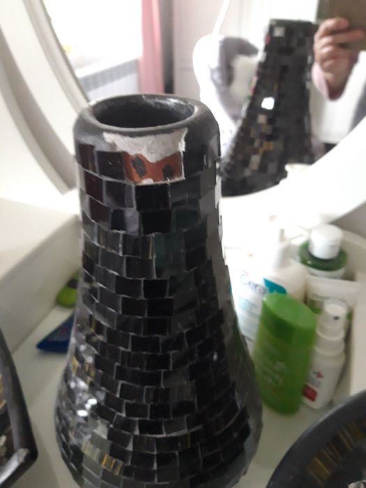 Komplet wazon i dwie patery mozaika