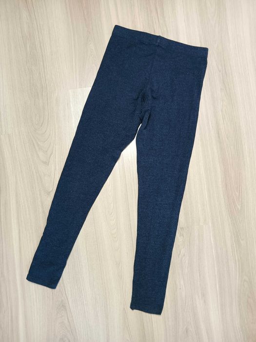 Leginsy legginsy getry granatowe Sinsay S