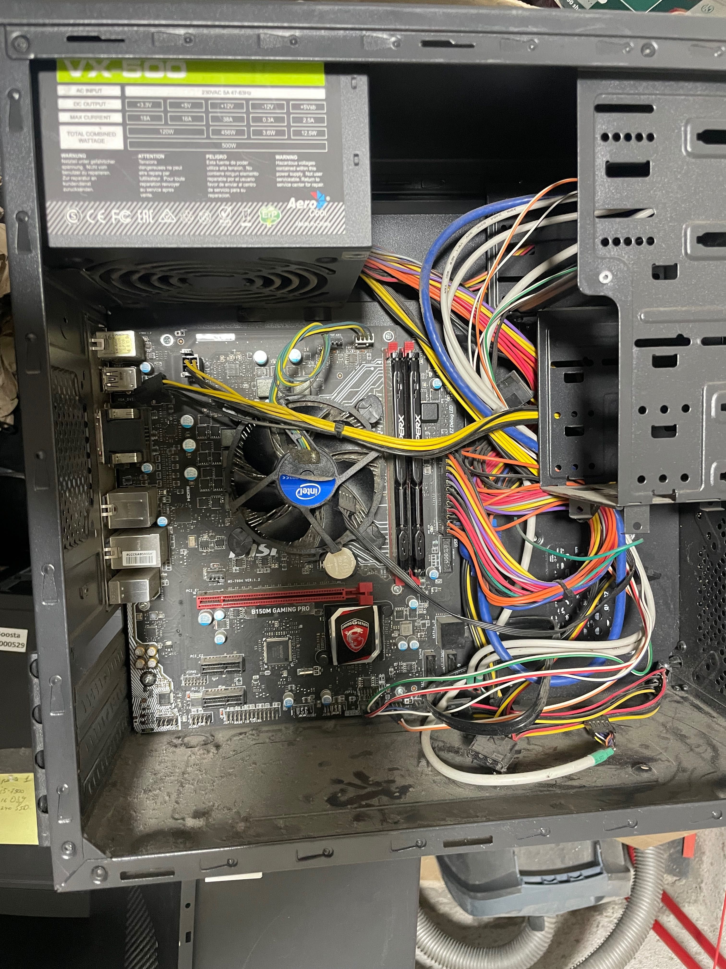 Ігровий пк i5 7500 16 ddr4/240 ssd/500w