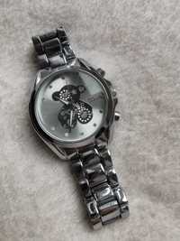Wyprzedaż Piękny zegarek damski srebrna bransoleta