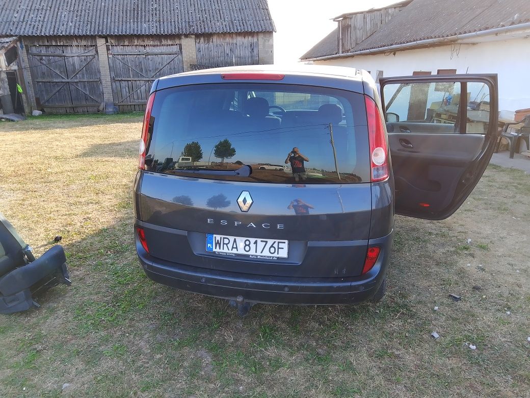 Renault Espace 2.0 Benz gaz 03 r klima hak 7 os zamiana