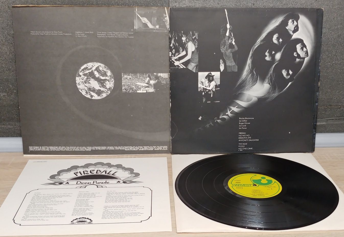 Deep Purple - Fireball . 1971r. 1 Press. Ex+ .