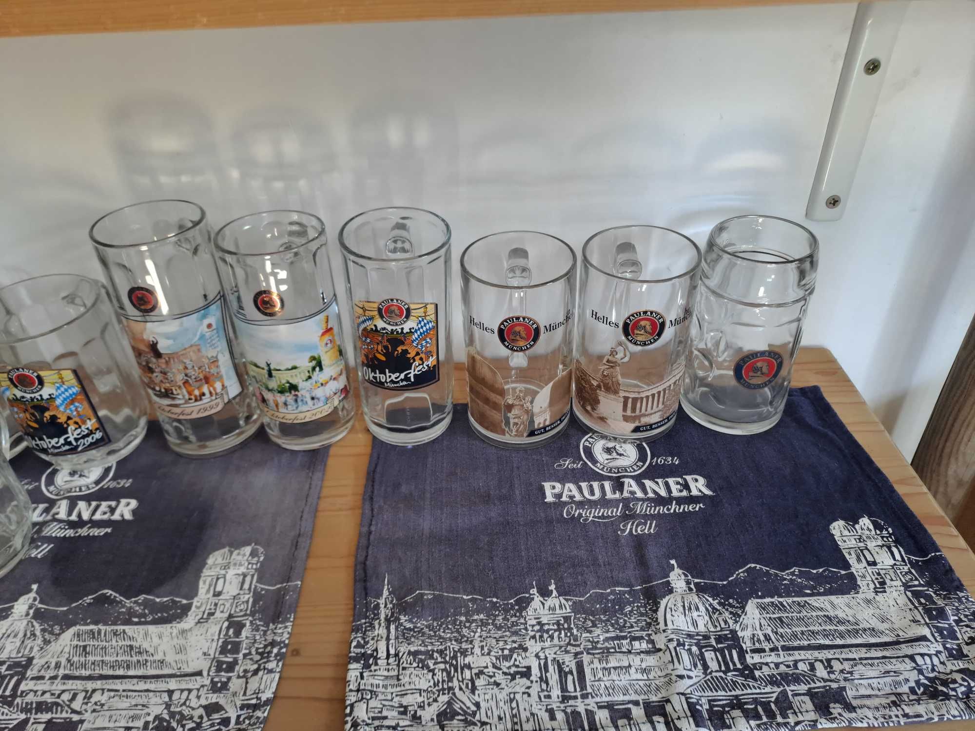 Paulaner Oktoberfest mini kolekcja kufli półlitrowych + inne