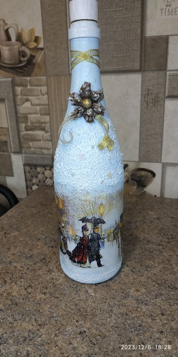 Бутылки декорированые