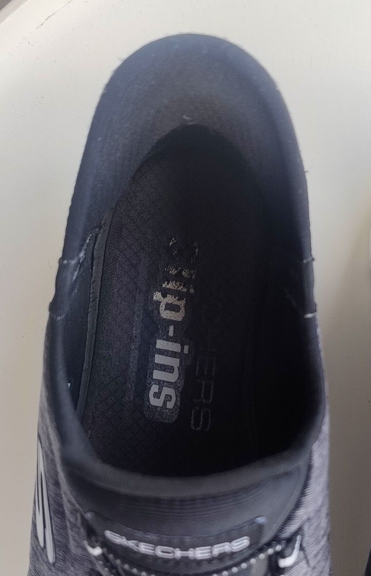 Skechers "slip-ins" BLACK/ciemno szary r. 36,5