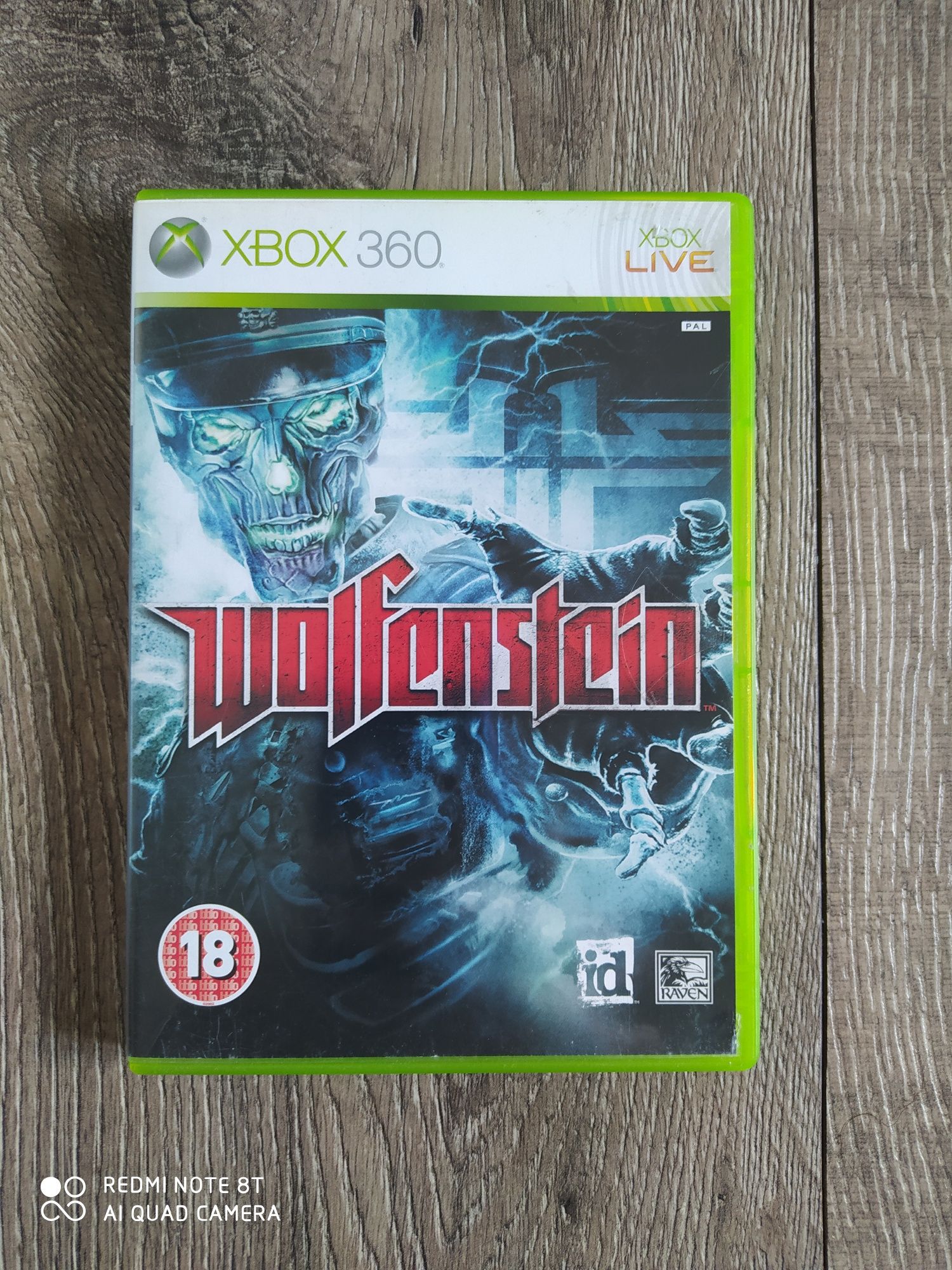 Gra Xbox 360 Wolfenstein Wysylka