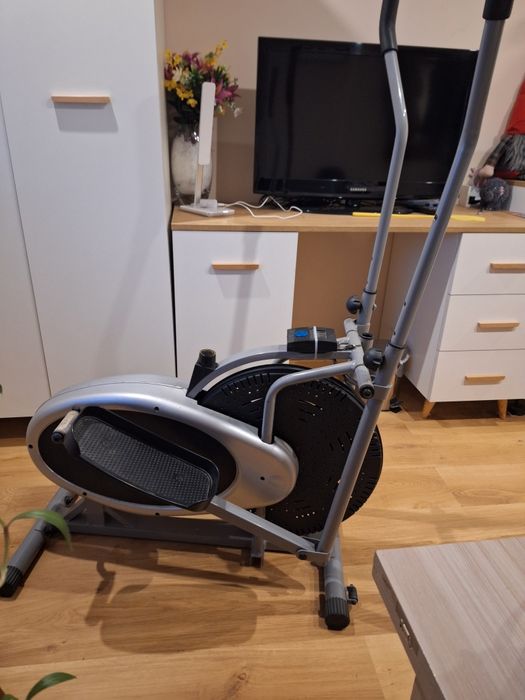 Orbitrek mechaniczny stacjonarny/rowerek treningowy