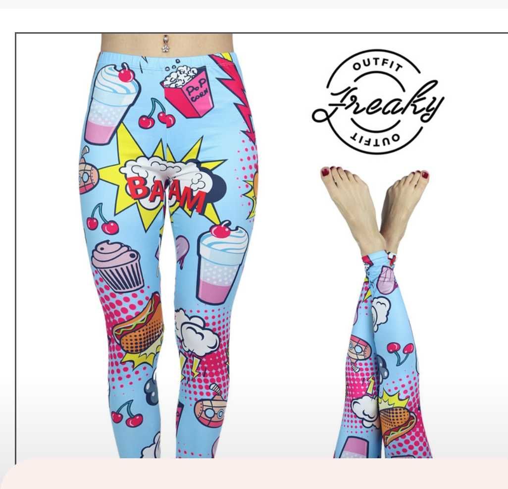 Legginsy damskie rozm L