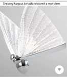 Lampa sufitowa wisząca motyl