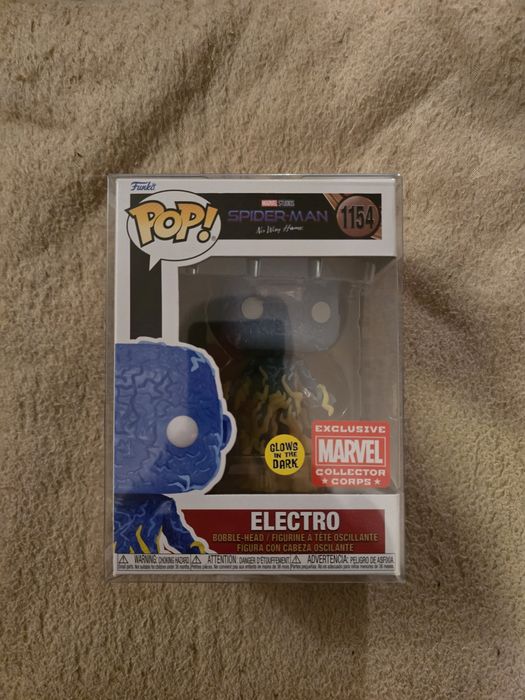 Nowa Figurka Funko Pop Spider-man No Way Home Electro  GiTD MCC Exc