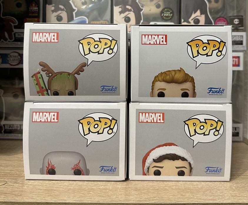 Funko Pop Фанко Стражи галактики Дракс Грут Звездный Лорд Питер Квилл
