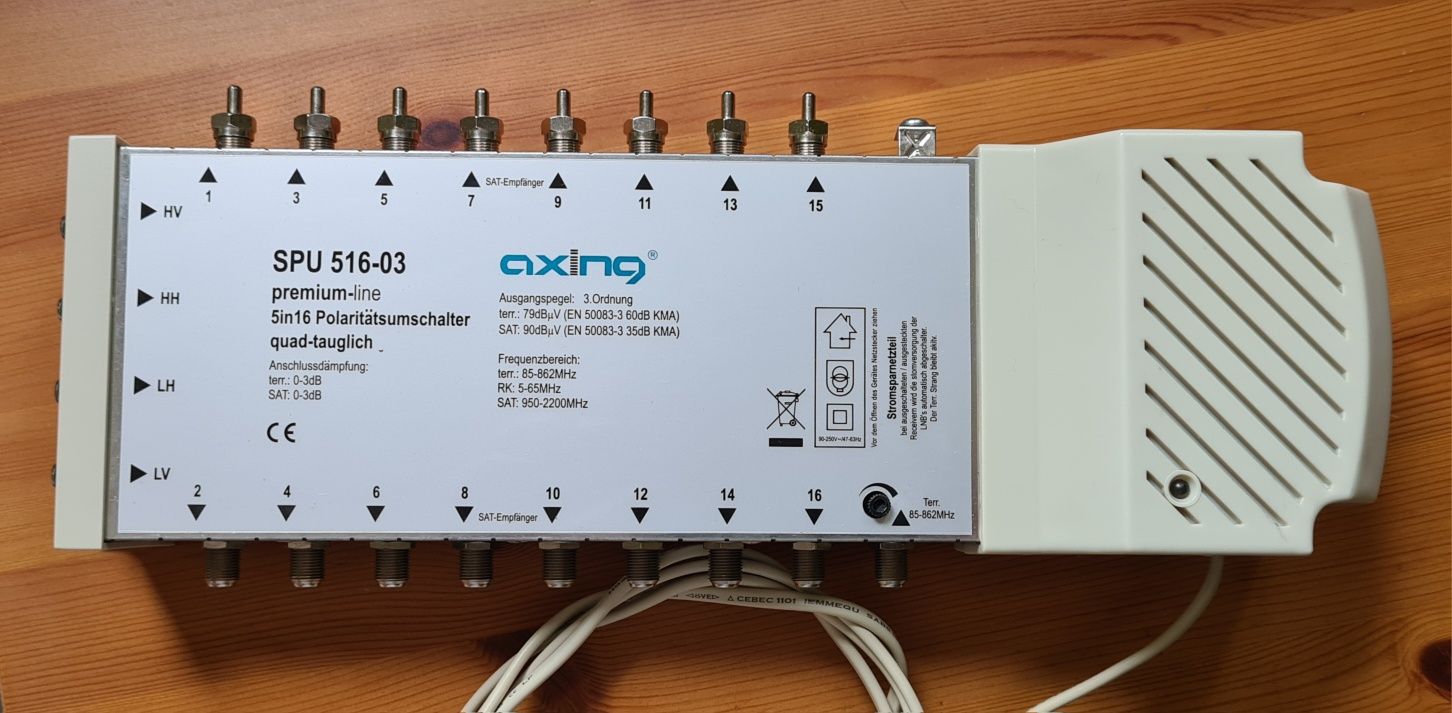 Multiswitch axing SPU 516-03 5/16 premium-line