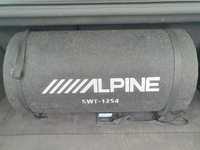 Tuba samochodowa Alpine + wzmacniacz + kondensator mocy