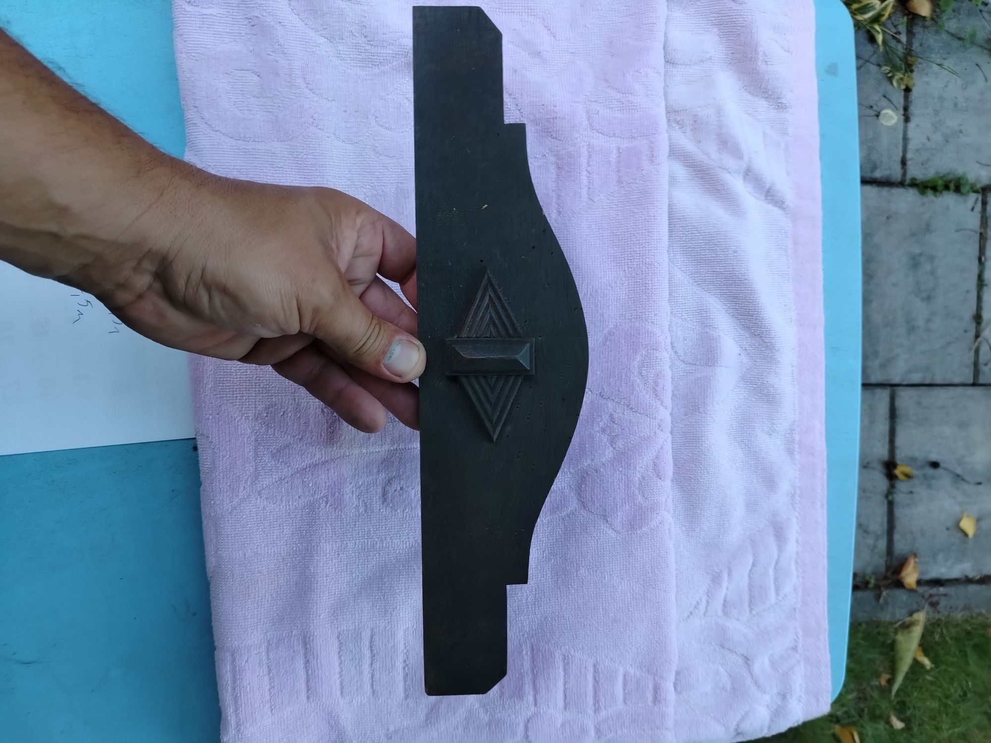 Stara górka do zegara szerokość 34cm