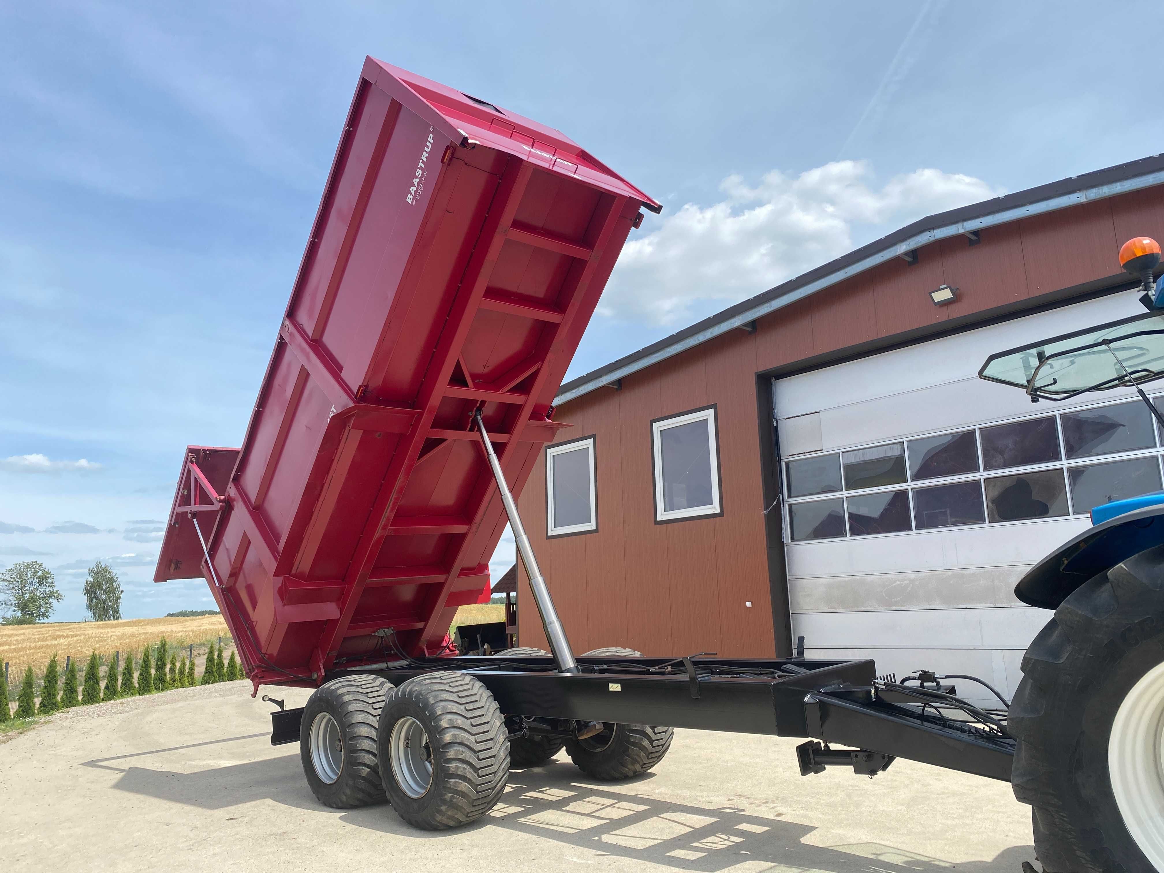 PRZYCZEPA WYWROTKA BAASTRUP 16T TANDEM Brimont miedema kaweco joskin