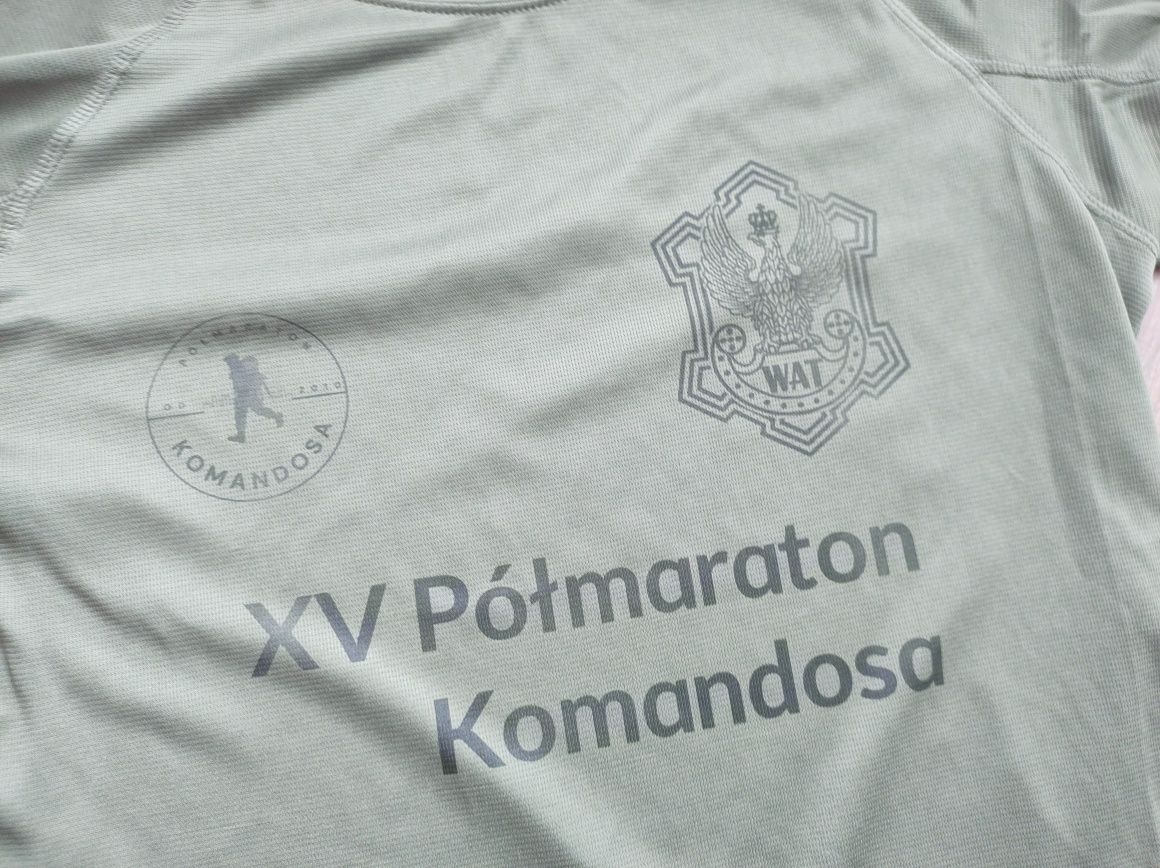 T-shirt XV Półmaraton Komandosa WAT r. M