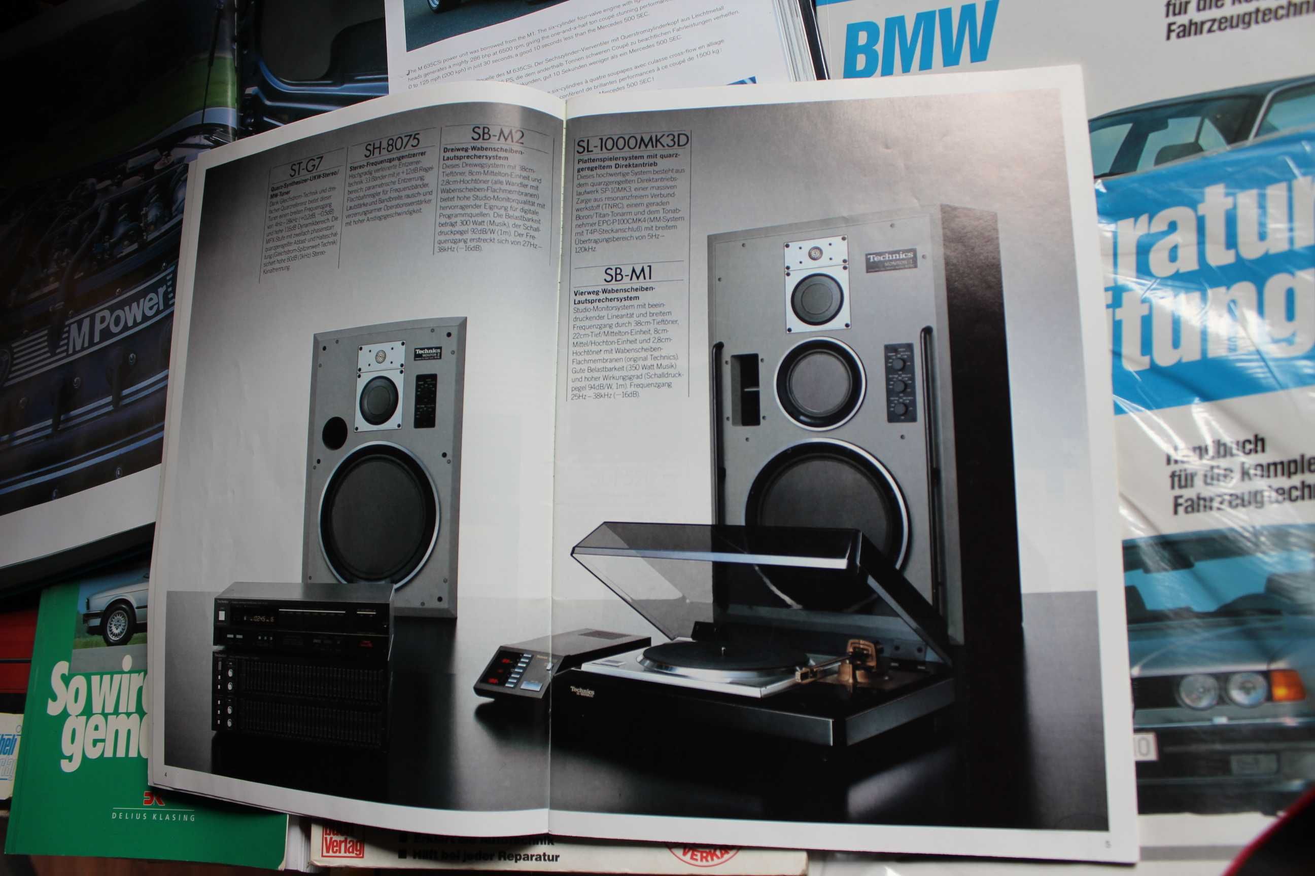 Katalog / prospekt Technics HiFi Audio 1987