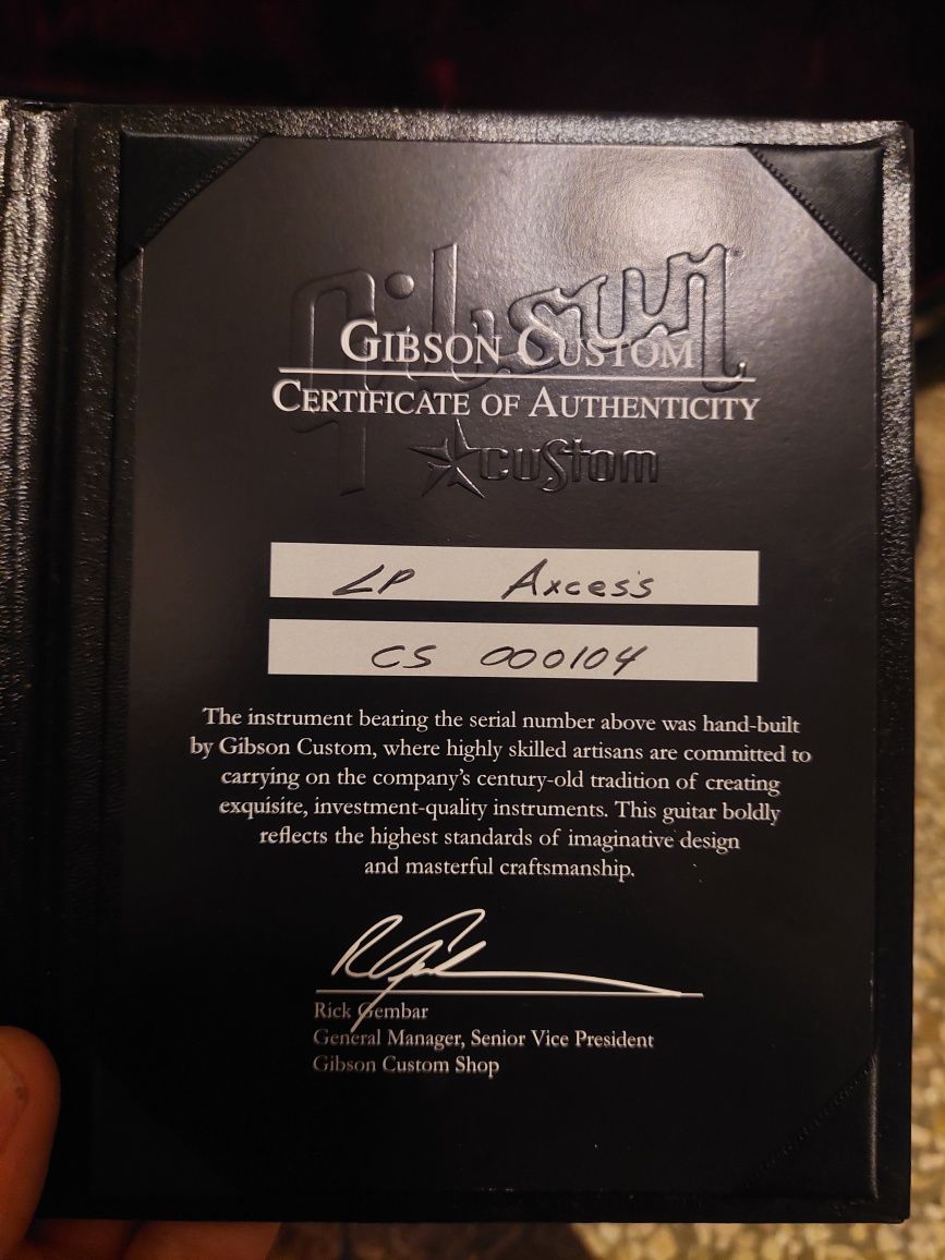 Gibson lp axcess