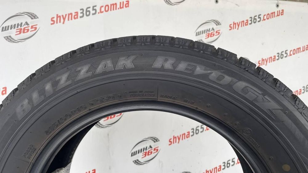 215/60 r16 bridgestone blizzak revo gz 6mm шини бу зима