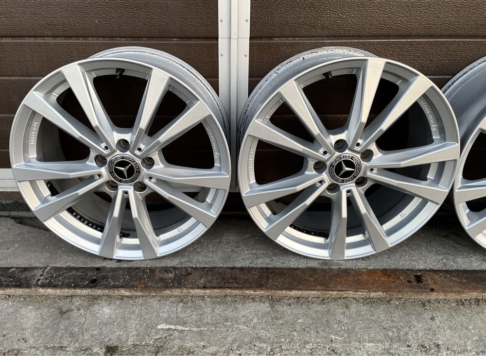 4x fegi Alufelgi 5x112 r18 et38 8J Mercedes (czujniki ciśnienia TPMS)