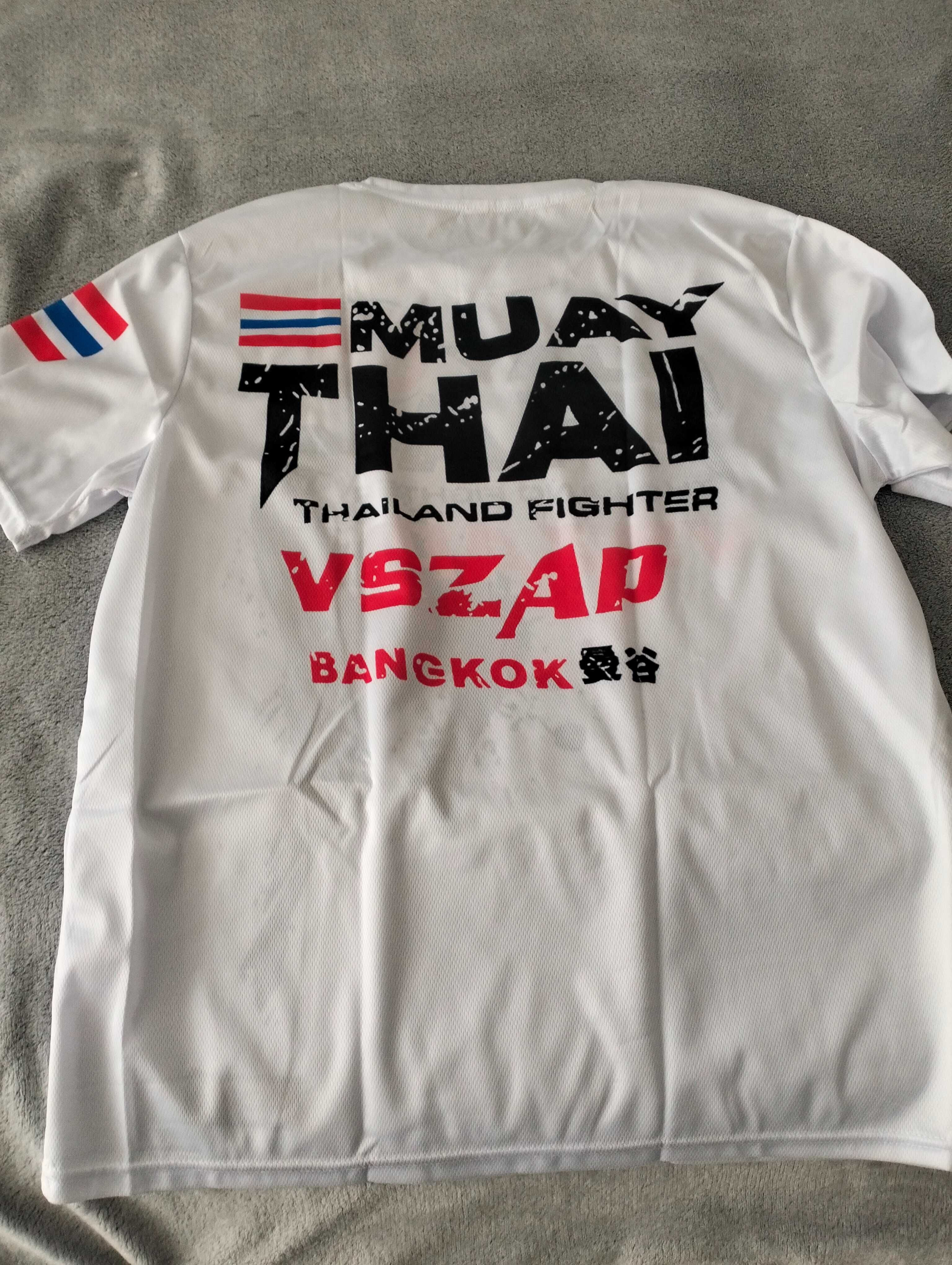 Koszulka męsko młodzieżowa federacji VSZAP sztuki walki MMA,MUAI THAI