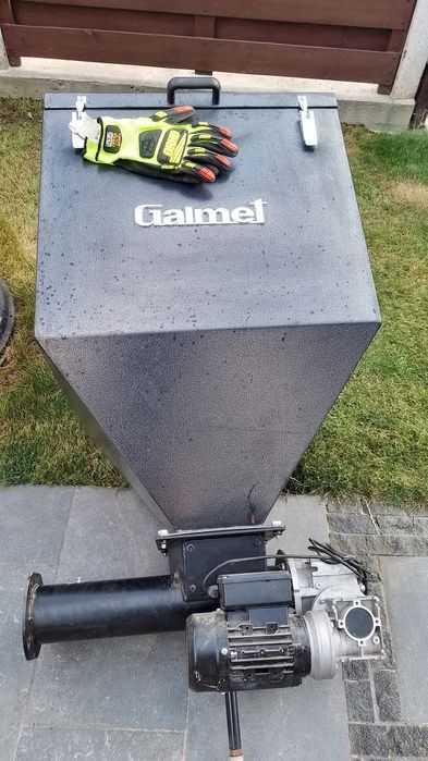 Котел-бункер під пелету,з мотором та платою керування