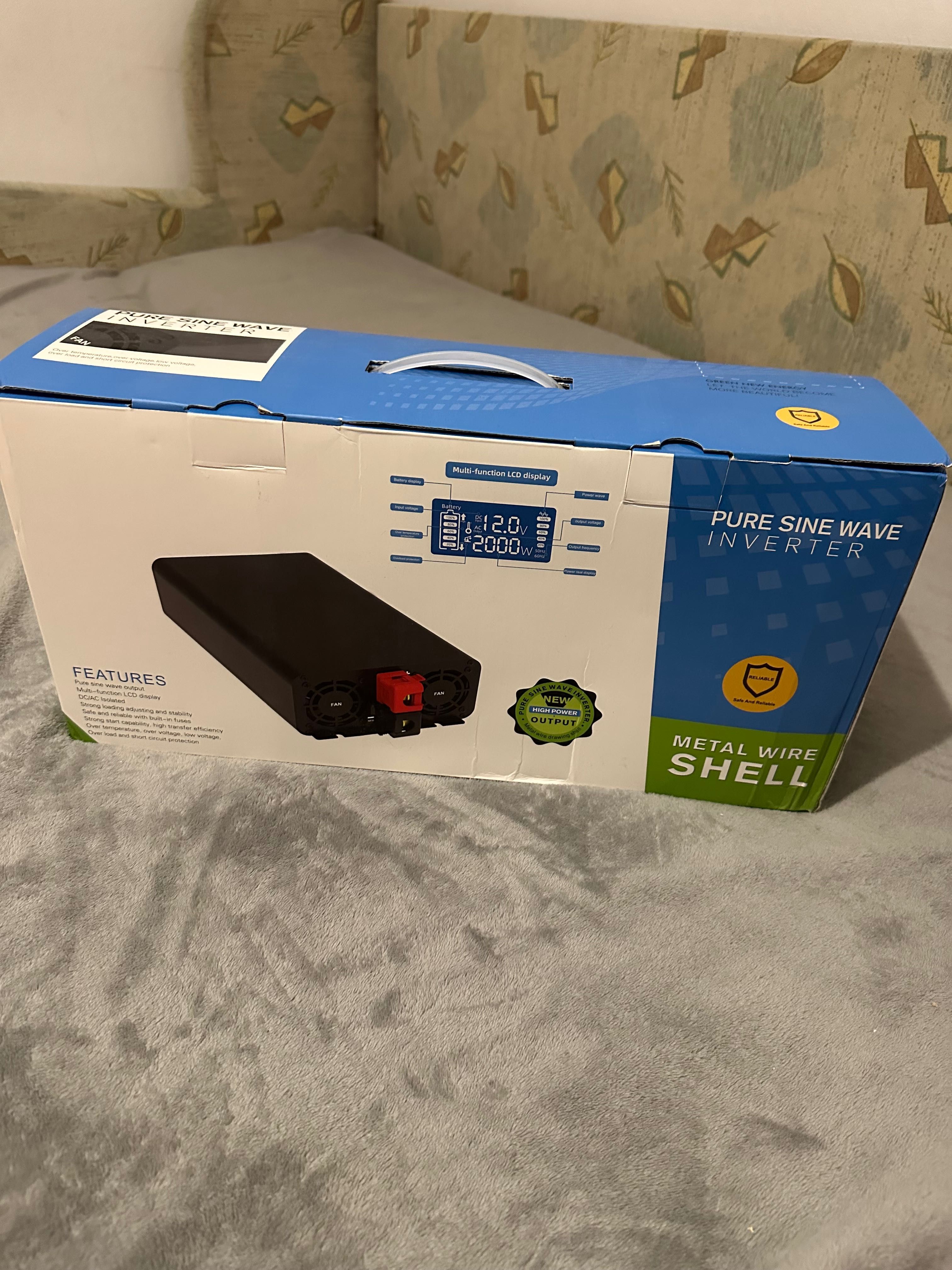Інвертор Datouboss 12v 1500w чистий синус