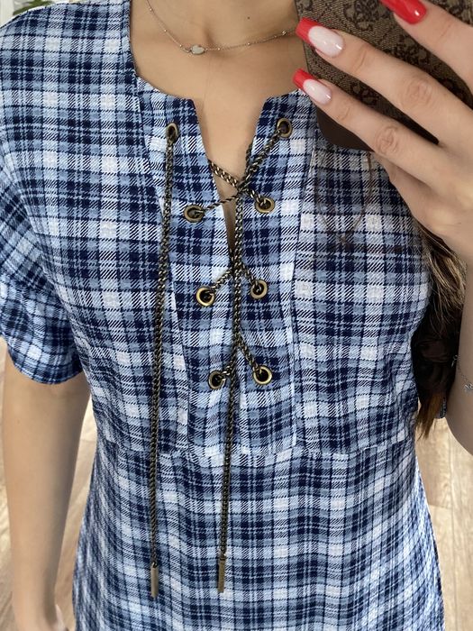 sukienka w kratkę Michael Kors S nowa bez metki