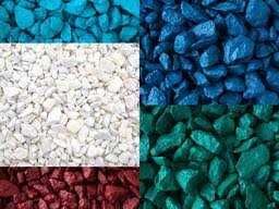 декоративный щебень крашеный щебень камень крошка