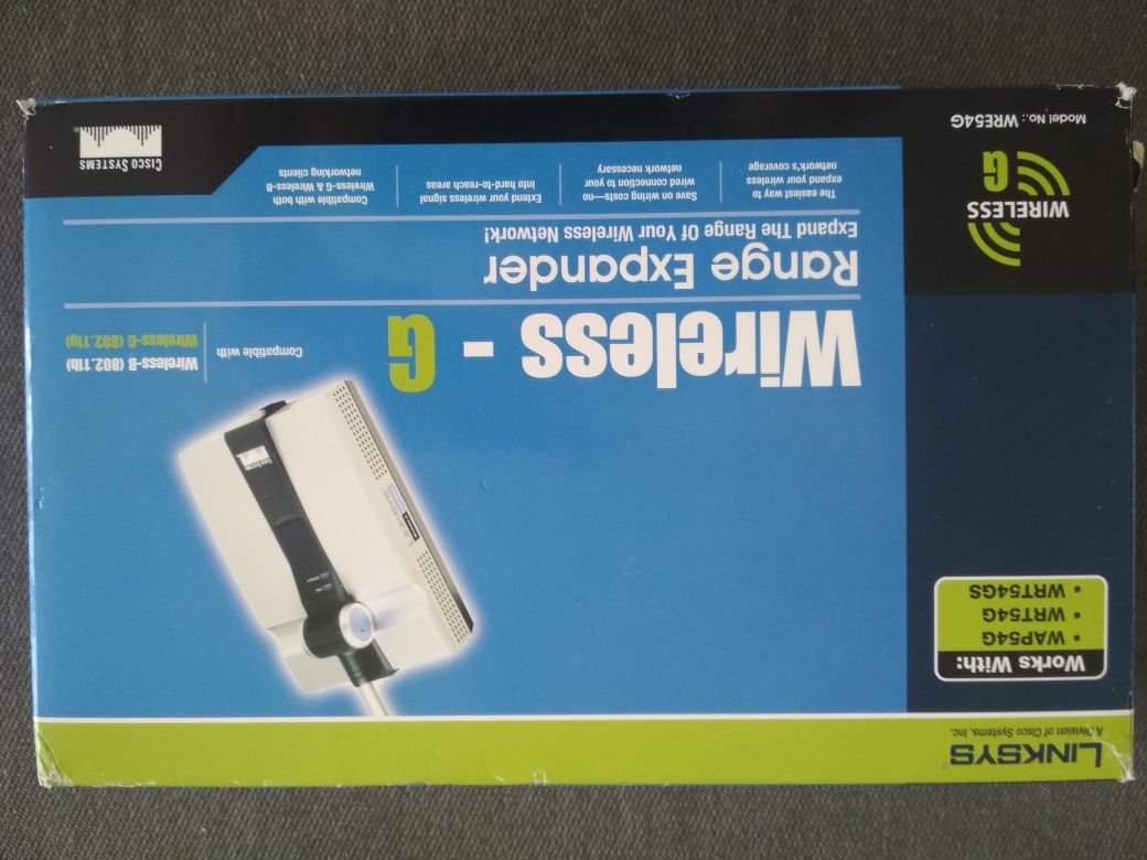 Router Linksys Range Expander WRE54G 2.4 GHZ