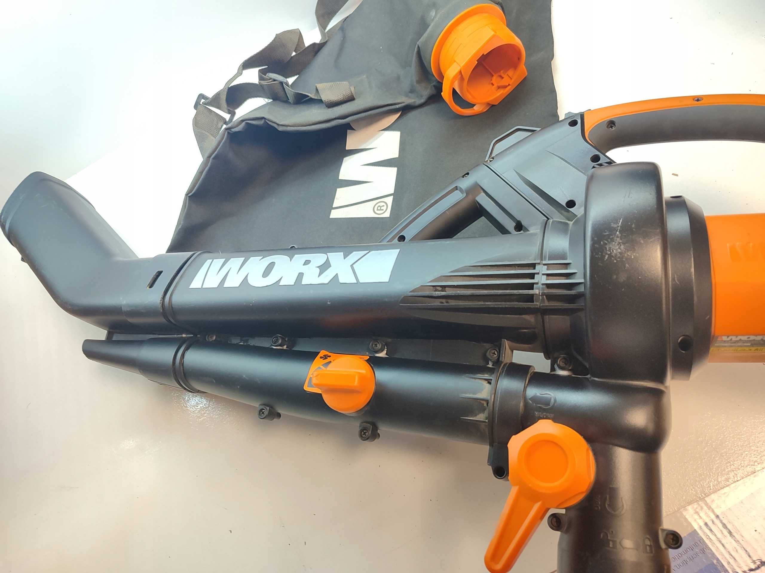 Dmuchawa elektryczne do liści i odkurzacz 3000 W WORX WG505E Trivac