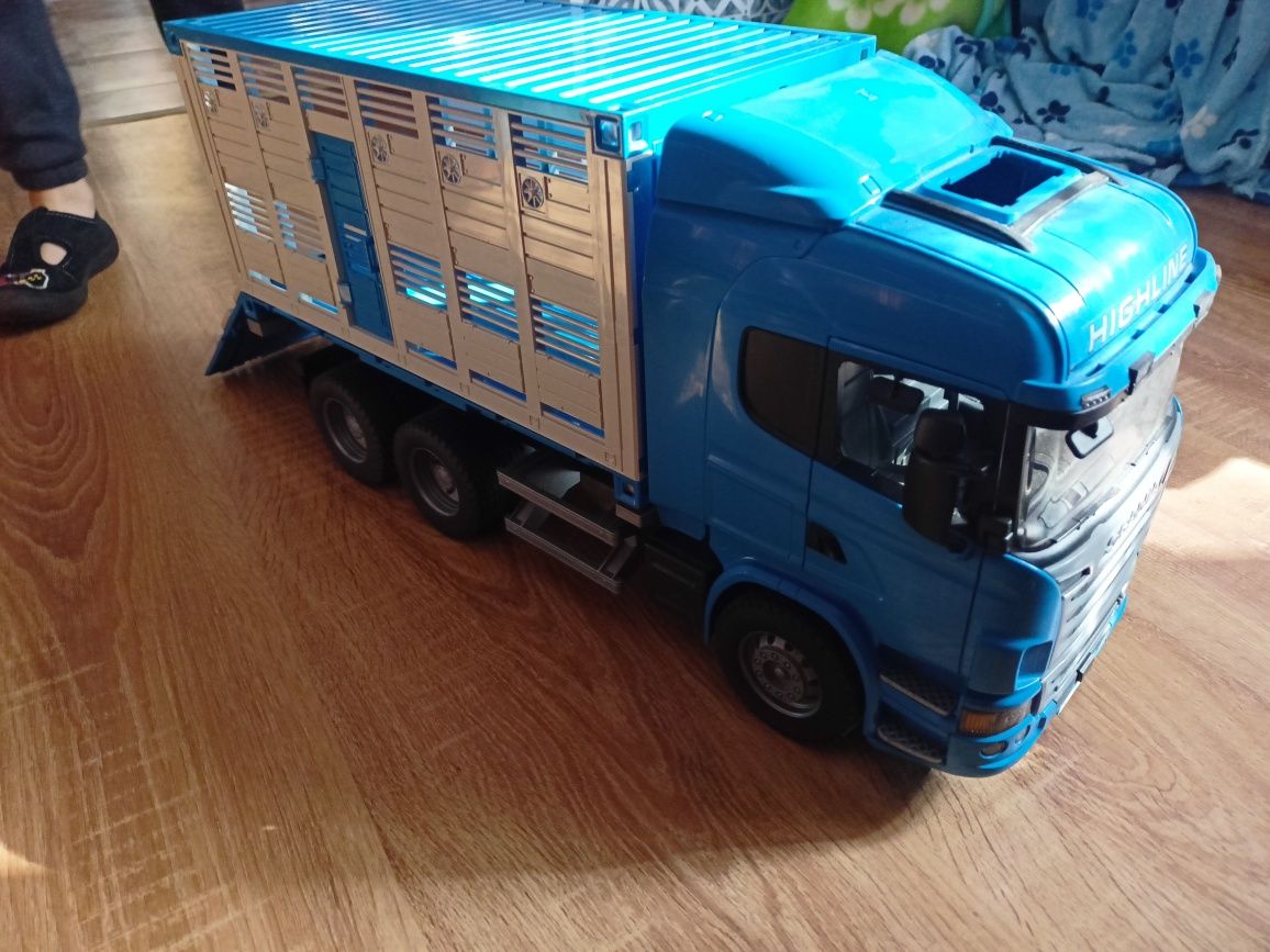 Scania R ciężarówka kontener Bruder 03549