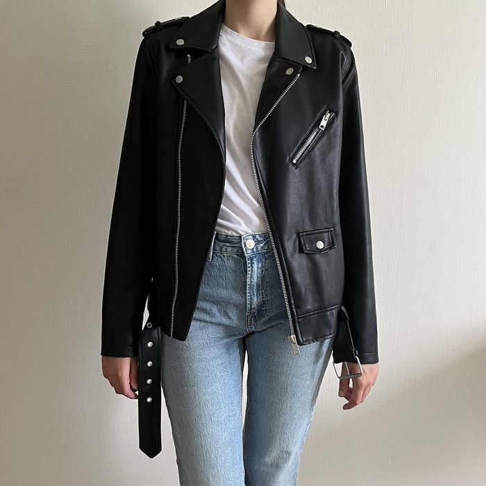 Чоловіча косуха зі штучної шкіри Pull&Bear