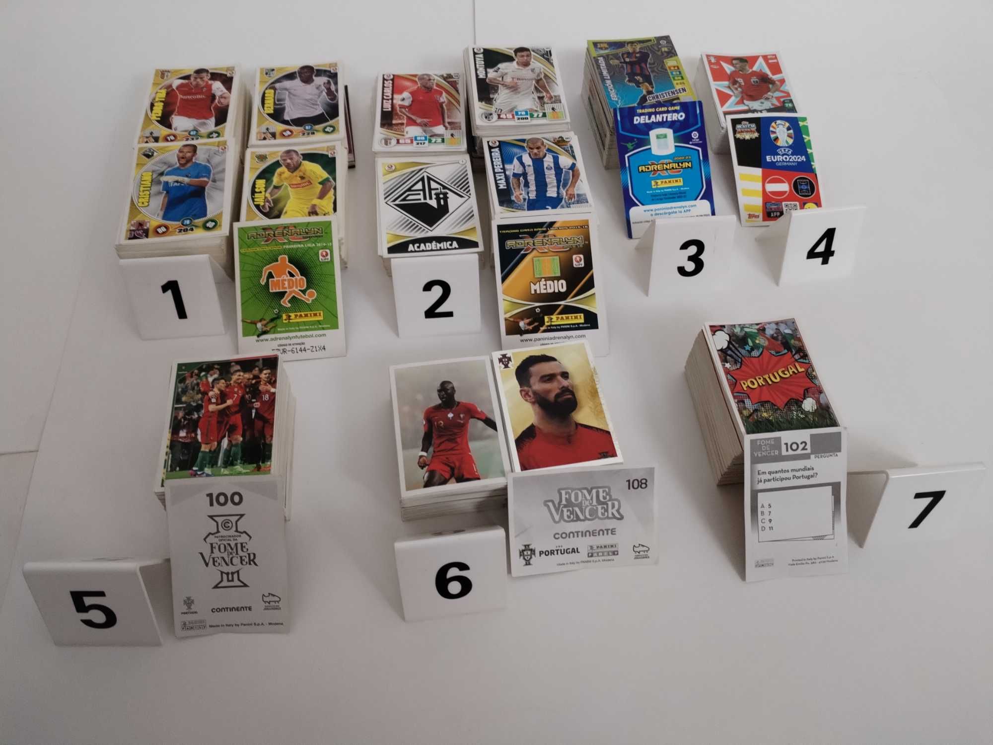 Cromos vários de Futebol