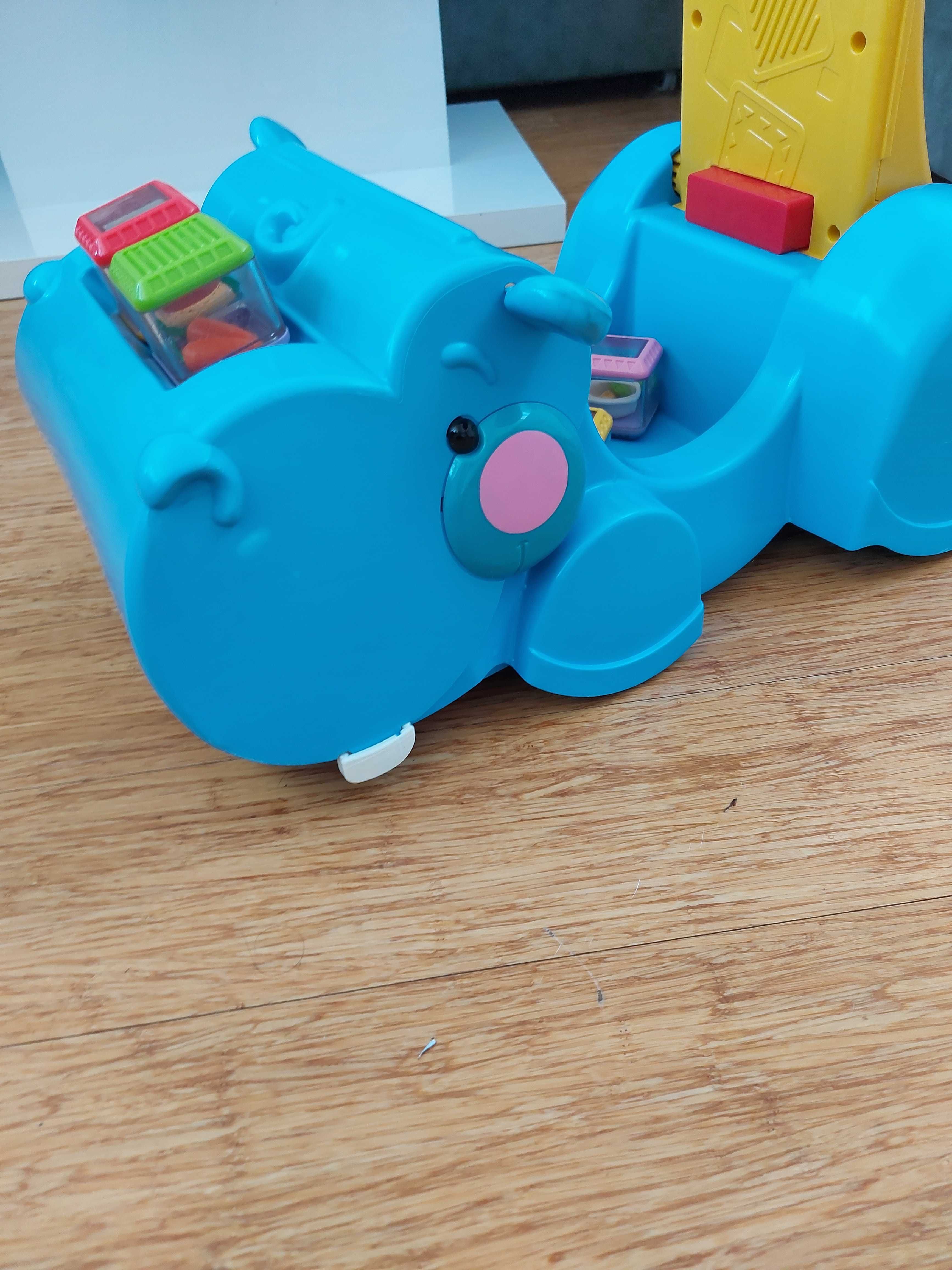 Fisher -price jeździk chodzik hippo