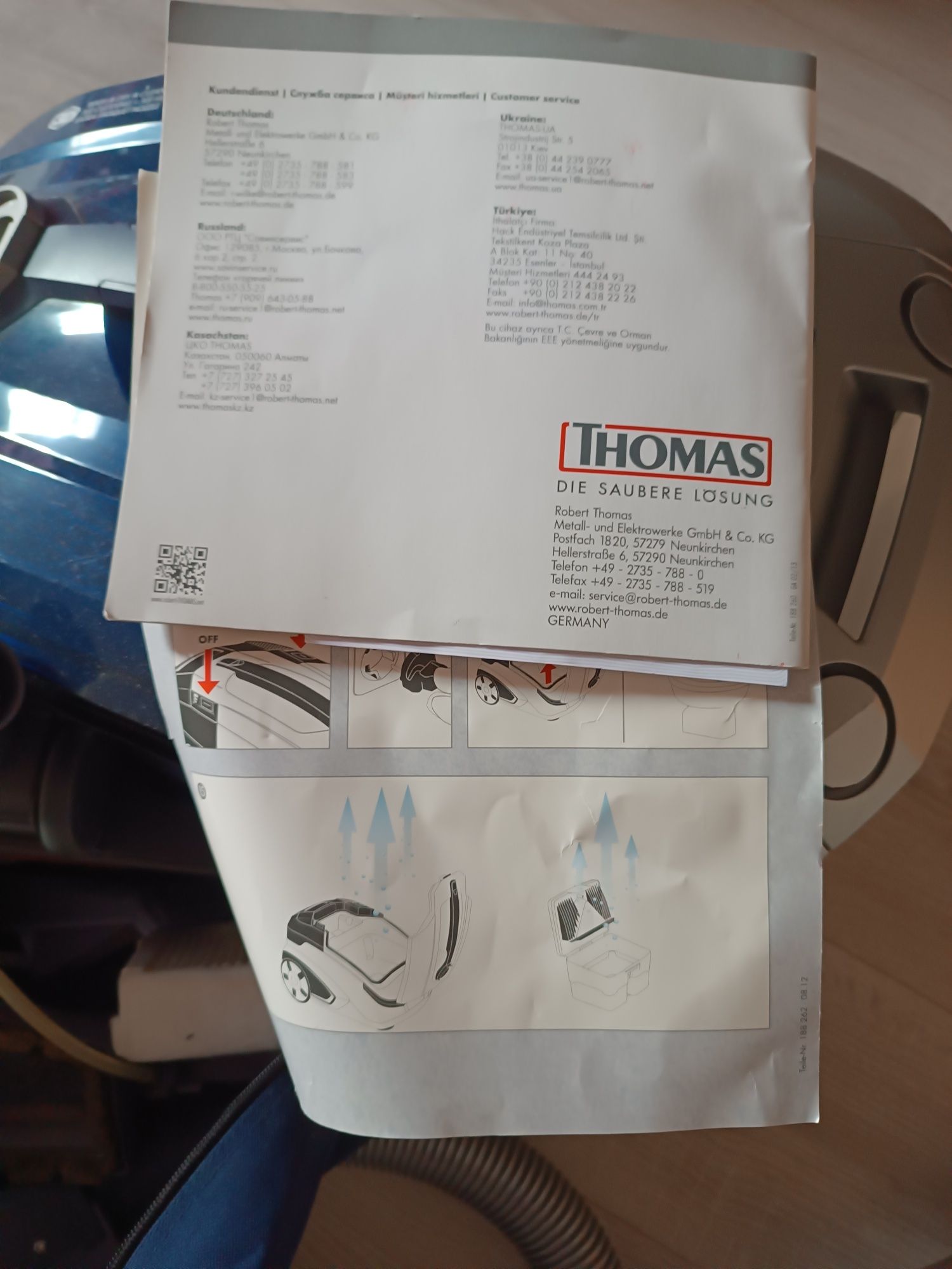 Миючий пилосос з аквафільтром THOMAS TWIN XT