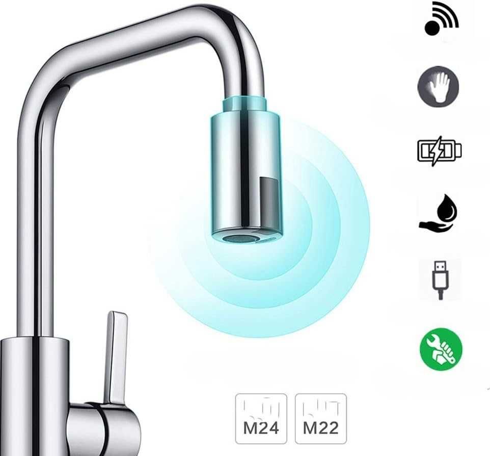 Bezdotykowy adapter do kranu Allomn M22/M24 z czujnikiem IR